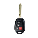 H Chip Remote Car Key Replacement for 2014-2017 Toyota Camry 4 Button HYQ12BEL KR-T4SC